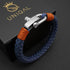 maritimes nautisches unisex armband segeltau schaekel uniqal
